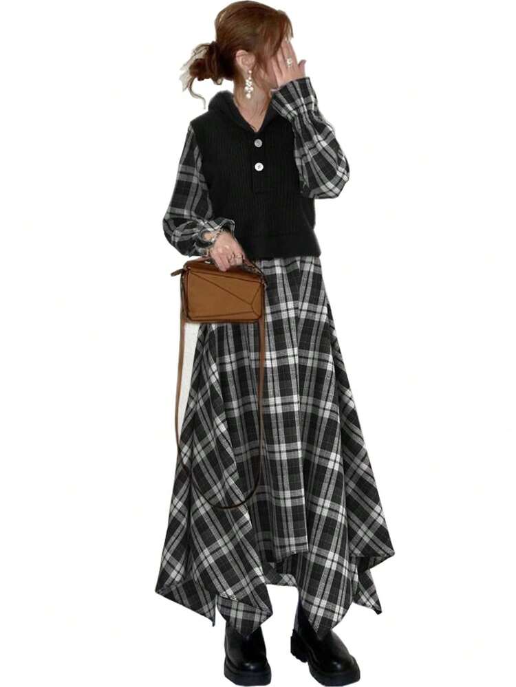 Women Long Dresses - 黑色 - 查看 4