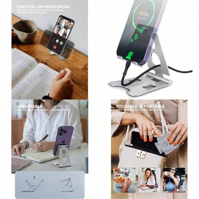 ml PHOCAR Base para Celular Porta Celular para Escritorio Soporte Ajustable para Celular Compatible con  13  12  X   OPPO  Galaxy ZTE   Honor10101