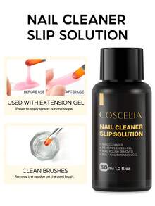 coscelia 3 Colors 16ML Poly Nail Gel With Slip Solution Set, White Pink Nail Builder Gel With Nail Light, Top Base Coat, Nail Supplies For Women DIY Extension Nails Salon Christmas Gift