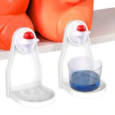 Laundry Detergent Cup Holder Drip Catcher Organizer Clip Tight On Laundry Bottle Spouts, No More Leaks Or Mess With Detergent And Fabric Softener In Laundry Room