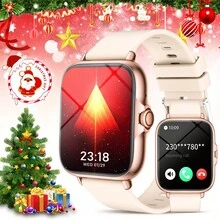SmartWatch Hot 1PC Upgraded Smartwatch, Ladies' Watch, With Strap, Supports Wireless Calls, Step Counting, Calorie Counting, Distance Tracking, Multiple Sports Modes, Alarm Reminder, Multi-Functional Smartwatch For Men, Compatible With Smartphones, Halloween And Christmas Gifts