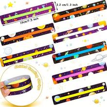 8pcs Reading Ruler, Dyslexia Guidedreading Strip, Colorful Highlightingreading Rule, Tracking Rule To Guidebeginners/Students To Readindependently-8 Colors - Multicolor - View 2