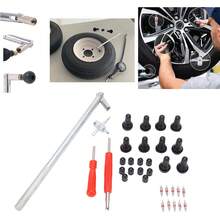 Juego de herramientas de instalación de extractor de vástago de válvula, extractor de vástago de válvula de coche, herramienta de instalación de reparación de neumáticos, suministros de herramientas - 1 - Ver 3