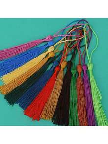 10个/100个手工小流苏吊坠装饰，流苏配饰，可用于衣服、包包、书签等。