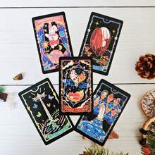 78张星空梦幻兔子贺卡，可爱兔子插画设计，适合开学、复活节、新年、生日礼物 - 彩色 - 查看 4
