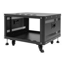 Futchoy Audio Rack, Studio Rack With Wheels, Audio Rack With Wheels - Black - View 8