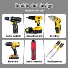 High Magnetic Screwdriver Bit Set, Upgraded Strong Magnetic Durable Screwdriver Bit Set, 2025 New Anti-Slip Magnetic Electric Screwdriver Set Alloy Steel For Impact Driver (6 Pieces, Silver) - Silver - View 10