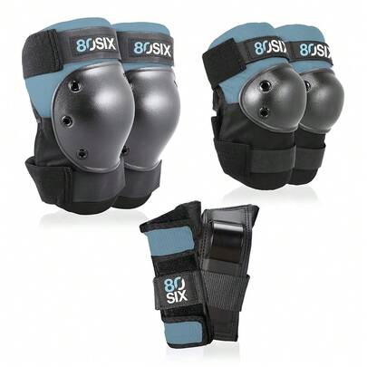 Kids MultiSport Pad Set With Wristguards, Elbow Pads, And Knee Pads, Designed By Industry Leading Brand Triple 8