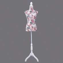 Clothing Store Flat Bust Mannequin Display Stand, Half Body Korean Style Female Garment Window Showcase Full Body Dummy Female Prop - Black and White - View 13