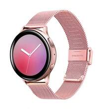 1pc Unisex Stainless Steel Watch Band, Metal Strap, 18mm/20mm/22mm, Casual Watch Band, Compatible With Samsung Galaxy Watch3/4/5/6/7 (41mm/45mm)/Galaxy Active2/Gear, Compatible With Amazfit GTR 2/3/4, Fashionable Business Watch Band, Smart Watch Replacement Strap, Suitable For Watch GT/GT2 (42mm/46mm), Compatible With Amazfit GTS 2/2E/2 Mini, Unisex Smart Watch Accessory - 18mm - View 16
