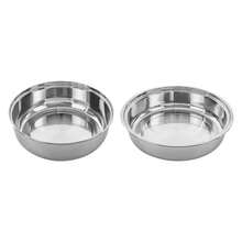 DONSU Runder 4-Liter-Chafing-Dish-Buffetwärmer aus Edelstahl mit Glasdeckel, Brennstoffhalter, Abtropfschale und abnehmbaren Pfannen