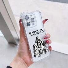 Funda para Teléfono Hot Music K-KATSEYE Compatible con for  17, 16E, 16, 15, 14, 13, 12, 11 Mini Pro Max Air X XR XSMAX 8 7 Plus, Antigolpes, Trasera Suave Transparente, Katseye, Fundas para Teléfono, Funda Práctica - transparente - Ver 6