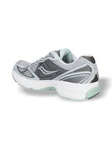 Saucony 女士跑步鞋 透气吸汗速干 弹性好 多功能 户外 学校 灰色 S60936-6 - 灰色 - 查看 7