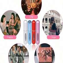 10pcs/Set 5ml Refillable Perfume Atomizer, Mini Portable Spray Bottles, Cologne Mist Sprayer, Leak-Proof Mini Perfume Bottle. Suitable For Night Out, Travel, Party And Dates. - Zk04 - 查看 11