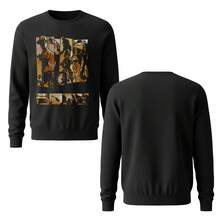 Sudadera Negra Cuello Redondo GTA Casual Urbano - Negro - Ver 2