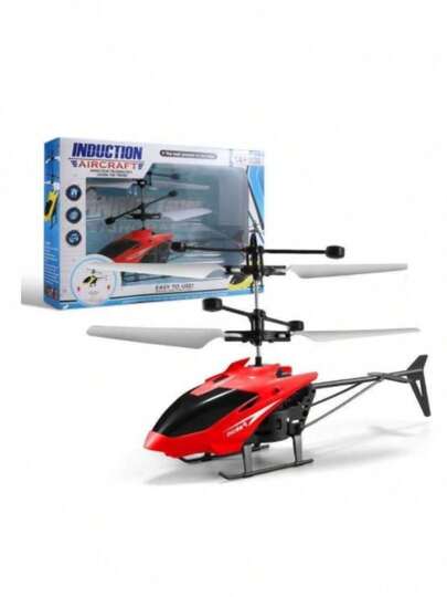 Helicóptero de Brinquedo Recarregável Mini Avião Sensor De Mão Usb Com Led Infravermelho Indução