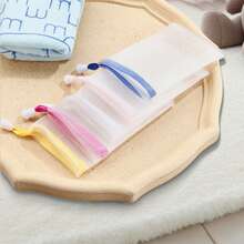 Teesod 10/20/30/40/50 Counts Exfoliating Mesh Soap Pouch, Saver Pouch With Drawstring For Foaming And Drying, Bubble Foam Net Sack For Bath, Shower, Easy To Bubble And Store (Mixed-Color)