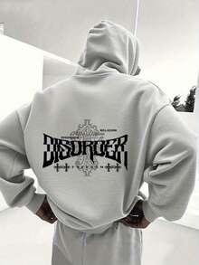 Men's Crew Neck/Hooded Sweatshirts – Autumn/Winter Essentials, Great Gifts for Christmas & Thanksgiving - Gris - Ver 1