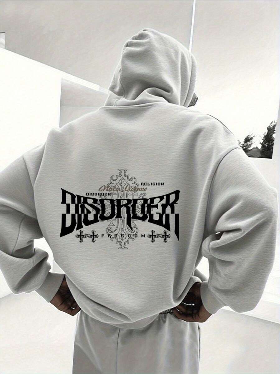 Men Sweatshirts - 灰色 - 查看 1