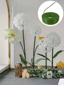 5m Versatile Bendable Decorative PVC Aluminum Plastic Flexible Tube For Weddings & Stage Backdrop, For DIY Party Decoration, Birthday, Festivals, Wedding Props, Assorted Plants, New Year Occasion - Multicolor - View 3