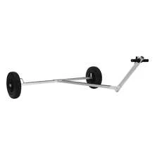 CNCEST Boat Trailer Dolly, 88.18lbs Load Capacity Sailboat Trailer, Aluminium Alloy Sailboat Dolly With Tires For Small Boats, Fishing Boats, Small Motors, Small Sailing Boats, Kayaks, And Canoes - Silver&Black - View 7
