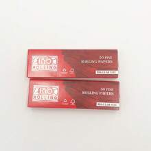 RYO Hand Rolling Tobacco Papers Box, Classic White Rolling Papers, 50 Booklets Of 50 Sheets Each, 2500 Sheets Total, Fits 70 Size Hand Rolling Tobacco, Slow And Even Burn, Tobacco Rolling, Compact Storage, Smooth Texture, Rolling Sheets, Cigarillo - Red - View 6