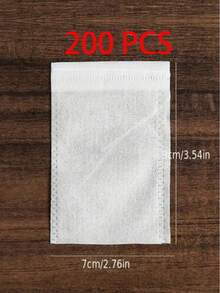 Drawstring Non-Woven Fabric Bag For Tea Bag Packaging, One-Time Use, 100 Pieces Per Bag; Filter Bag For Residue - Multicolor - View 16