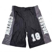 Men's Adult Sports Set: T-Shirt And Shorts For Basketball - Custom Black and Gray - View 3
