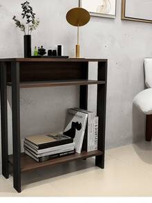 Side Table/Medium, All MDF, For Kitchen, Side Table, Support Table. - Rust Brown - View 5