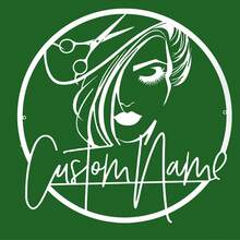 An Elegant, Customizable Barber Logo - A Personalized Metal Wall Decoration Available In A Variety Of Colors, Suitable For Beauty Salons And Hairdressing Studios, Making It An Ideal Gift For Women And A Perfect Room Decor. - Multicolor - View 37