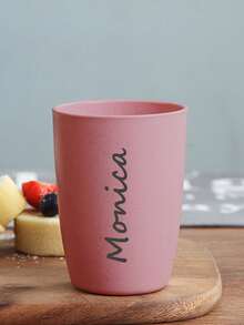 1 pezzo Tazza personalizzata - Testo personalizzato, viola/rosa/blu pastello, tazza da bagno e da viaggio spessa per casa, dormitorio, regali - Aggiungi il tuo messaggio!, Accessori e decorazioni per il bagno