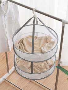 Home & Living,Laundry Double-Layer,Clothes Drying Net, Drying Net Pocket, Household Clothes Basket, Underwear, Socks, Jumpers Drying God, Foldable Drying Racks,Portable, Multi-Functional Clothes Drying Net,Home Essentials.