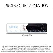 1pc , Gojo, Geto, Megumi, Sukuna, Yuji, Toge, Stylish Character Pattern Anime Derivative Creative Ruler, Student Stationery Essential, Drawing Tool - Multicolor - View 7