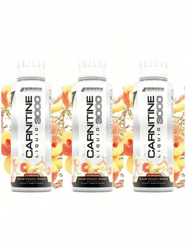 Apoyo energético con L-Carnitina mínima - Mezcla triple de carnitina para metabolismo de grasas, recuperación y - Acetil L-Carnitina, tartrato y base - Pila de pre-entrenamiento estimulante - 1 cucharada por porción, 3 piezas