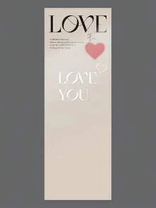 10/20个装情人节爱心单束花束包装袋一体式玫瑰花材质花卉礼品包装纸