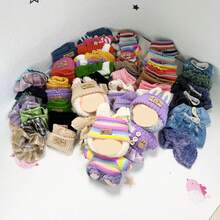 6.69 Inch Doll Clothes, Compatible With Doll, Includes 3 Outfits - Fashionable Bucket Hat, Sweater And Pants Or Skirt Set, Suitable For 6.69 Inch Doll, Cute Doll Figure Accessories For Play And Display (Shoes And Doll Not Included) - 卡其色 - 查看 2