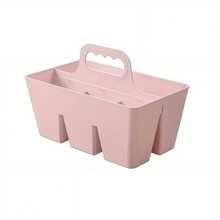 1pc Large Portable Compartment Makeup Storage Box With Handle, Suitable For Bathroom Storage And Vanity Organization, Travel Storage Box, Fashion Storage Box, Portable Design, High-Quality Storage, Handle Storage Box, Compartment Container, For Makeup Enthusiasts - Multicolor - View 12