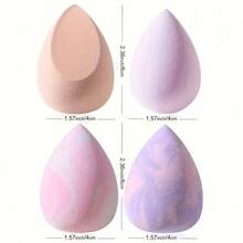 Bộ 4 miếng mút trang điểm, mút tán kem nền, mút che khuyết điểm siêu mềm, dụng cụ trang điểm mặt dùng cho kem nền dạng lỏng, phấn phủ, nước hoa hồng, giá rẻ, quà tặng ngày Valentine, đồ dùng giá rẻ, du lịch, đồ dùng cần thiết khi đi du lịch, trang trí phòng, quà tặng Valentine, đồ rẻ tiền, phòng ngủ, đồ 1 đô la, đồ dùng cần thiết cho kỳ nghỉ, quà tặng cho phụ nữ, phòng ngủ, Valentine, 99 xu - Nhiều màu - Xem 5
