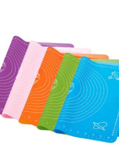 Tapete Tábua Culinária De Silicone Antiaderente Para Abrir Massa 50x40