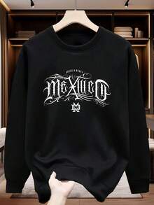 GYM hombre|sudadera para hombre|sudadera para hombre unisex fitness graphic crewneck sweatshirt gothic lettering design fleece lined autumn winter wear gym lover gift regalos para hombre - Negro - Ver 1