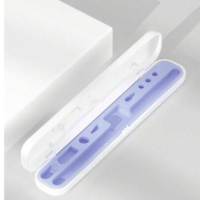 1pc Apple Pencil Storage Box, Compatible With 1st And 2nd Generation, Includes Adapter And Tip Cover, Portable