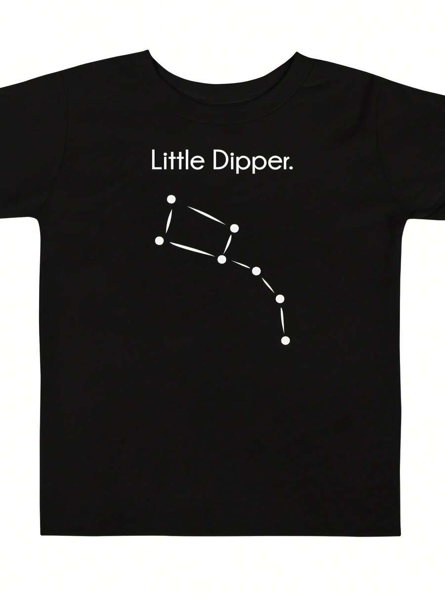 Little Dipper Constellation Family Matching Toddler Short Sve Tee,This Fun Printed Casual T-Shirt Is The Perfect Gift For Valentine's Day/Christmas - 款式12 - 查看 1