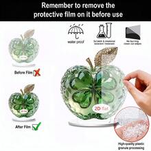 1/3件装亚克力四叶草装饰品，波西米亚风格，带巫师帽和小矮人图案，适合家居、办公室、爱尔兰主题幸运装饰，2D - 多色 - 查看 7