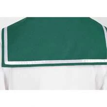 White Top And Green Skirt Suit - 彩色 - 查看 3