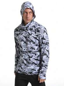 Outdoor Fishing Anti-UV Clothing, Breathable Ice Silk Fishing/Cycling Wear - Grey - View 7