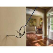 Hook And Ring Toss Game - Kit Swing Game - Ring Toss Game Set With String And Hooks OutdoorIndoor - Blue 1 - View 6
