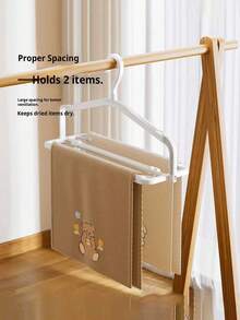 Multi-Functional Extendable Clothes Hanger, Adjustable For Drying Bed Sheets, Blankets, Bath Towels, And Bedding With Anti-Slip Design For Home Use - one-size - View 3