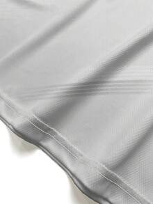 男士3D立体图案T恤 - 休闲涤纶针织面料，短袖，圆领，山脉图案，棕/黑色，夏季必备，夏季休闲装 | 现代休闲风格 | 舒适贴身 - 白色 - 查看 5