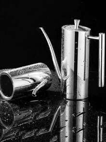 700/500毫升 304不锈钢圆形橄榄油锅，带壶嘴和把手，防漏食用油容器，防锈创意调味罐，适用于烹饪和烘焙，不含PVC - 彩色 - 查看 13