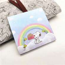 1 Set/60pcs Removable, Portable Snoopy Memo Pad, Message Board, Sticky Notes, Notebook, Random Style, Christmas Gift, Christmas Decoration